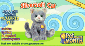 webkinz silversoft cat
