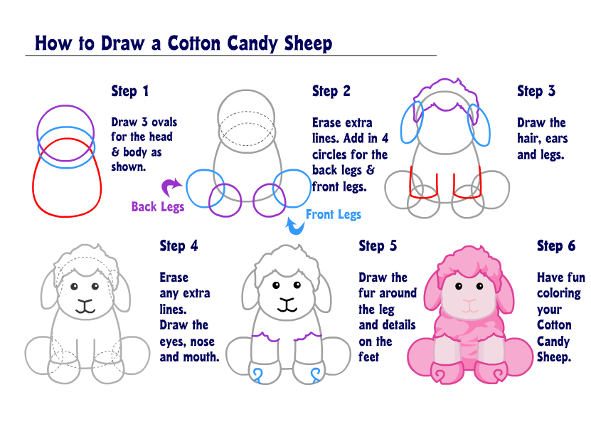 webkinz cotton candy sheep