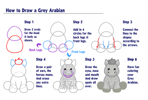 webkinz grey arabian