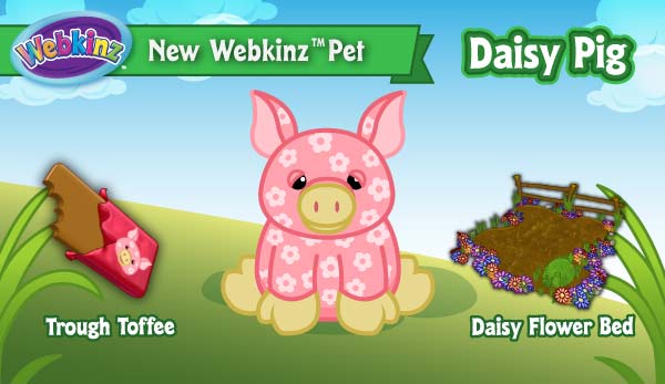 webkinz daisy pig