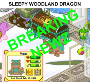 Webkinz Sleepy Woodland Dragon