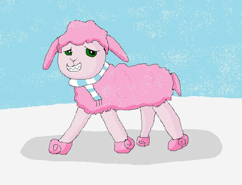 cotton candy sheep webkinz