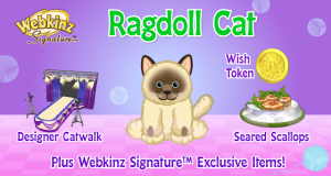 webkinz signature ragdoll cat