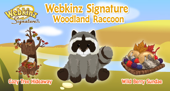 webkinz signature raccoon