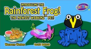 webkinz rainforest frog