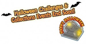 Halloween Challenge & Collection Events Reminder