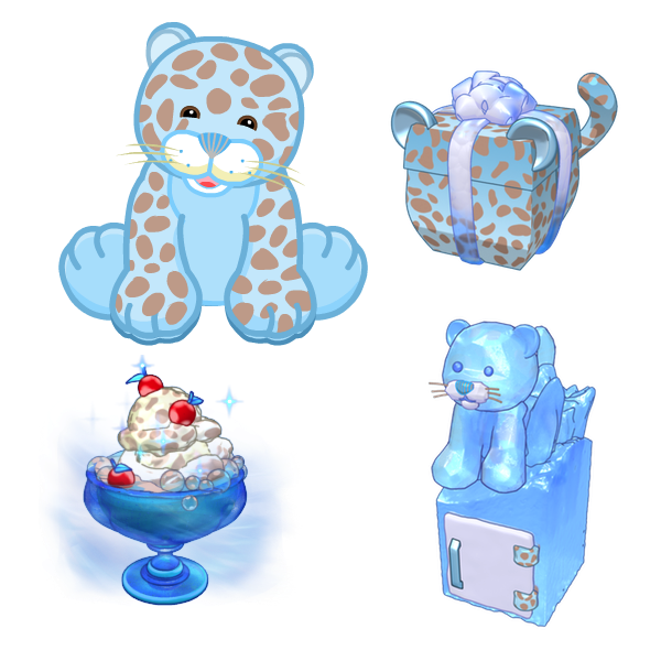 Webkinz Icy Mist Leopard Soft Plush Animal With Online Code From Ganz 