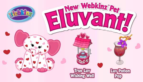 webkinz love elephant