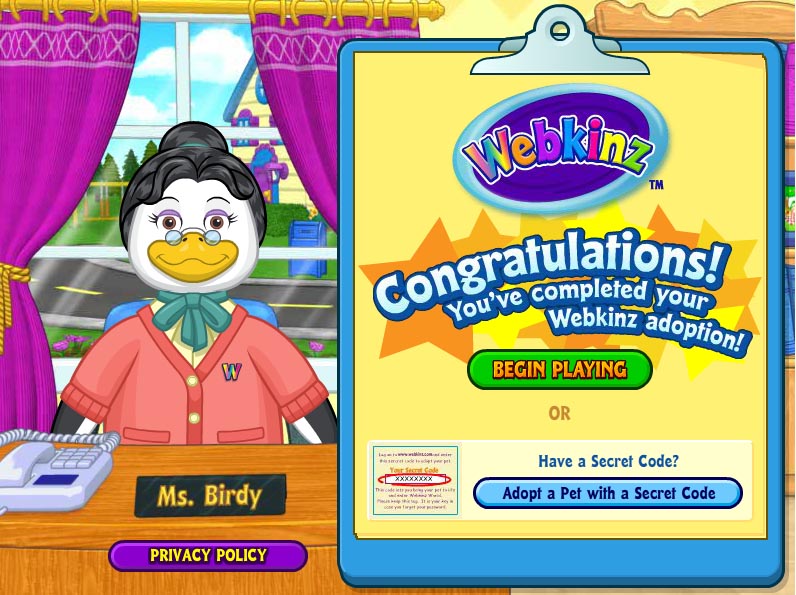 webkinz website