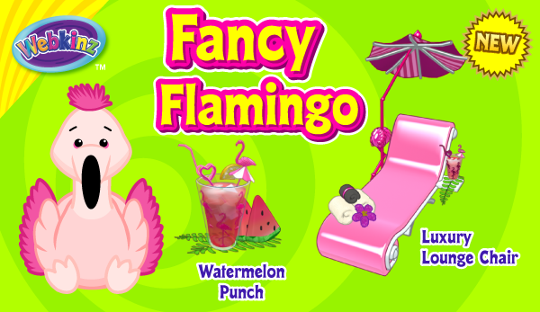 Fancy Flamingo Wkn Webkinz Newz