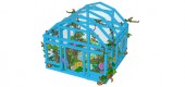 Blue Flowery Greenhouse