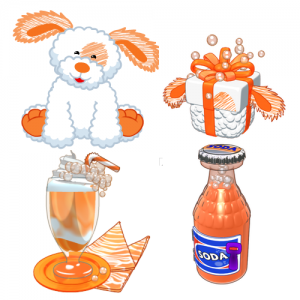 webkinz orange soda pup