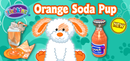 webkinz orange soda pup
