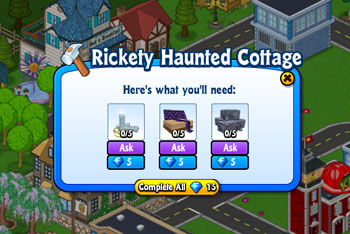 Rickety Haunted Cottage Completed 2013 Webkinz HALLOWEEN Building Kit 