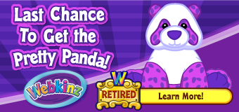 The Webkinz Pretty Panda is retiring!