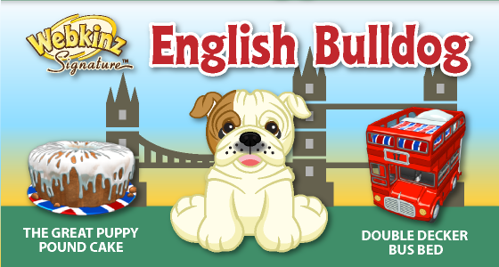 Webkinz Signature English Bulldog NWT sealed code tag Trading Cards 