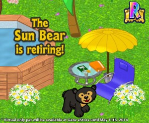 webkinz sun bear
