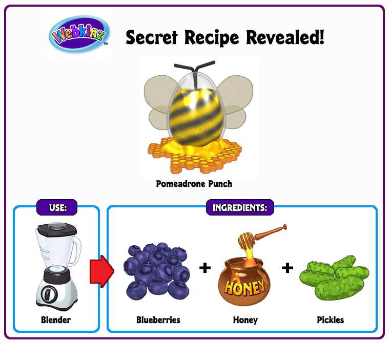 webkinz recipes stove