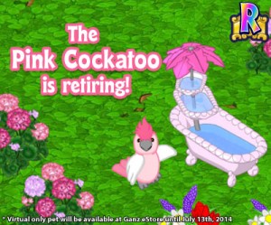 webkinz pink cockatoo