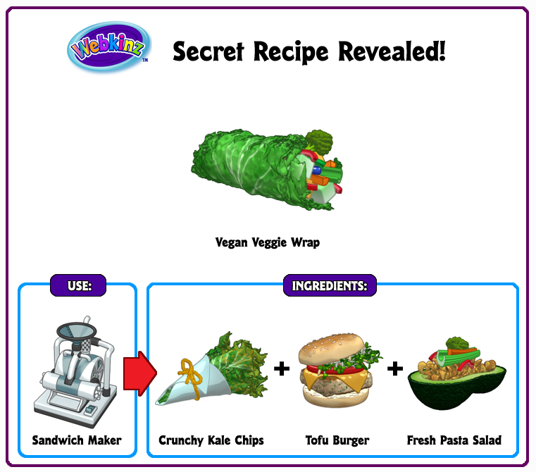 webkinz blender recipes 2016