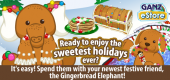 NEW_Webkinz_Gingerbread_Elephant! NEW_Webkinz_Gingerbread_Elephant!