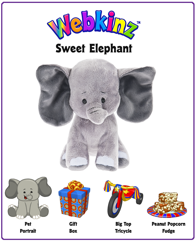 webkinz pretty elephant