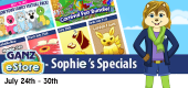 Sophie's Specials FEATURE July 24