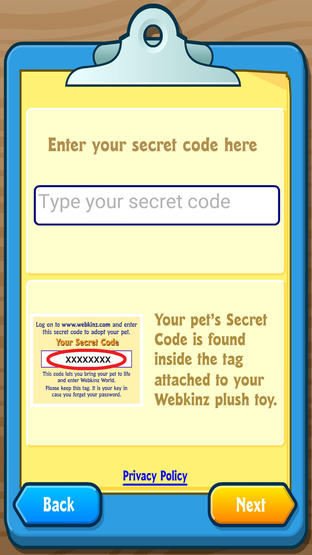 IS THIS A NEW SECRET CODE?
