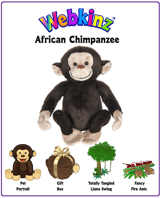 Webkinz 2024 signature chimpanzee