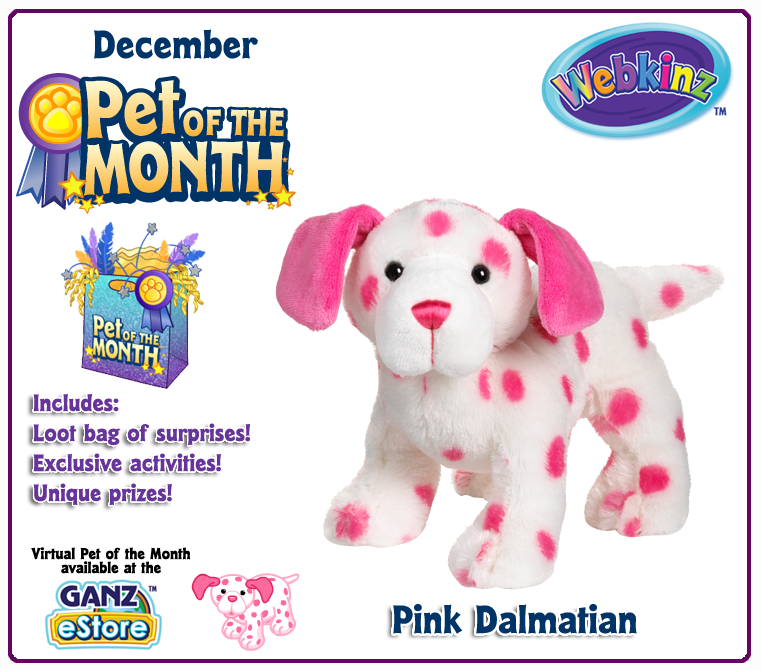 webkinz pink dalmatian