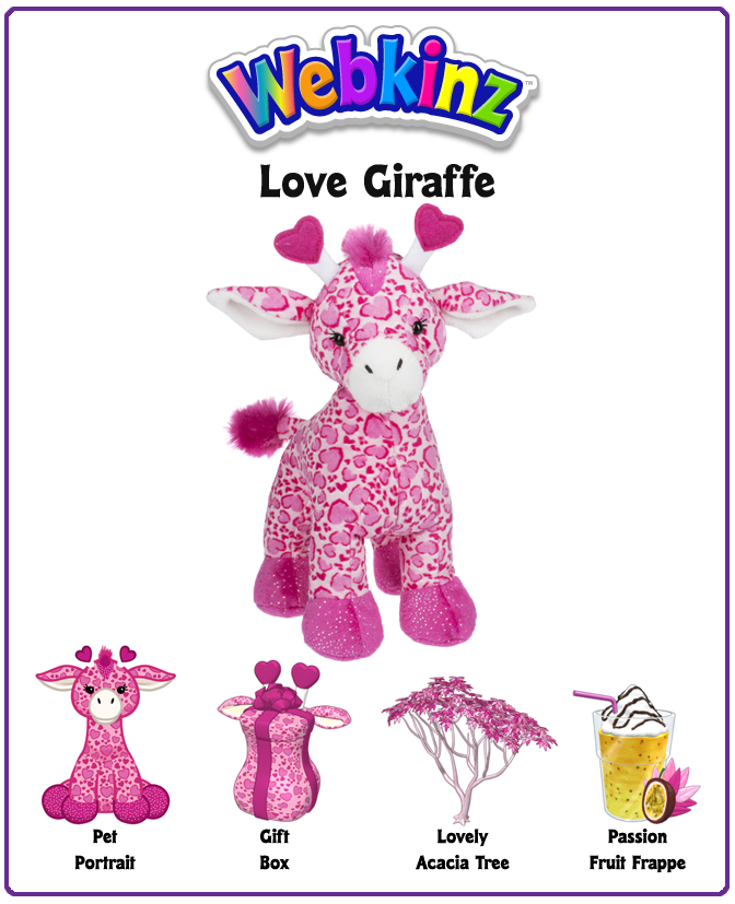 Webkinz Love Giraffe Unboxing Video 