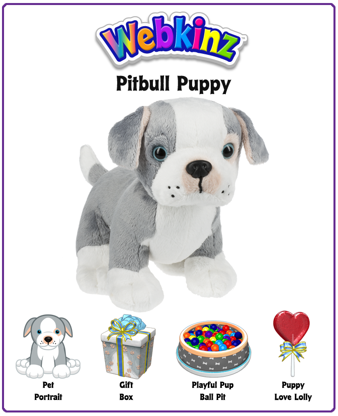 pitbull plush dog