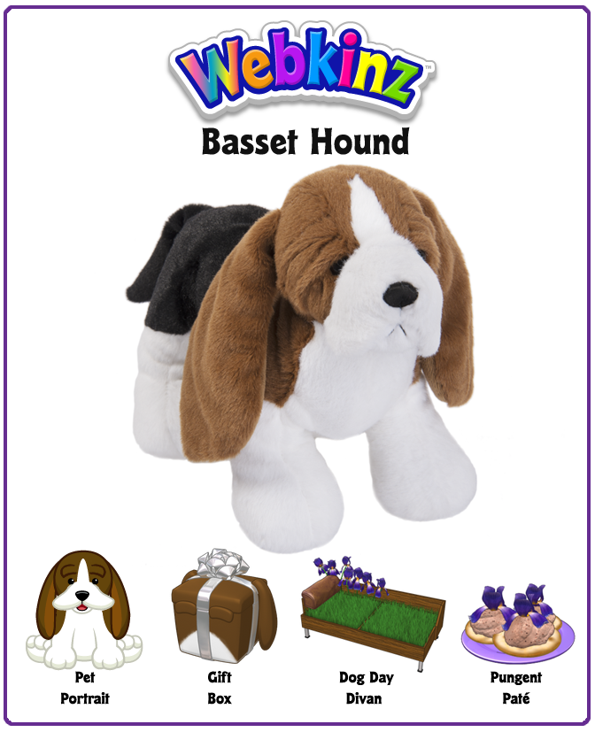 Webkinz basset hound new arrivals