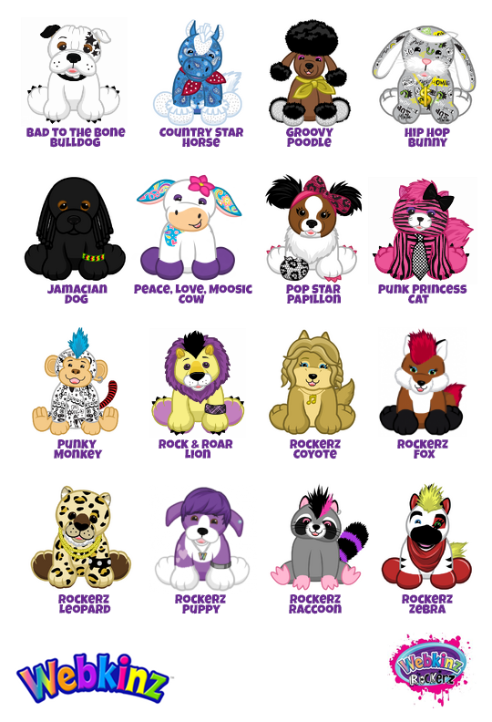 webkinz rockerz bunny