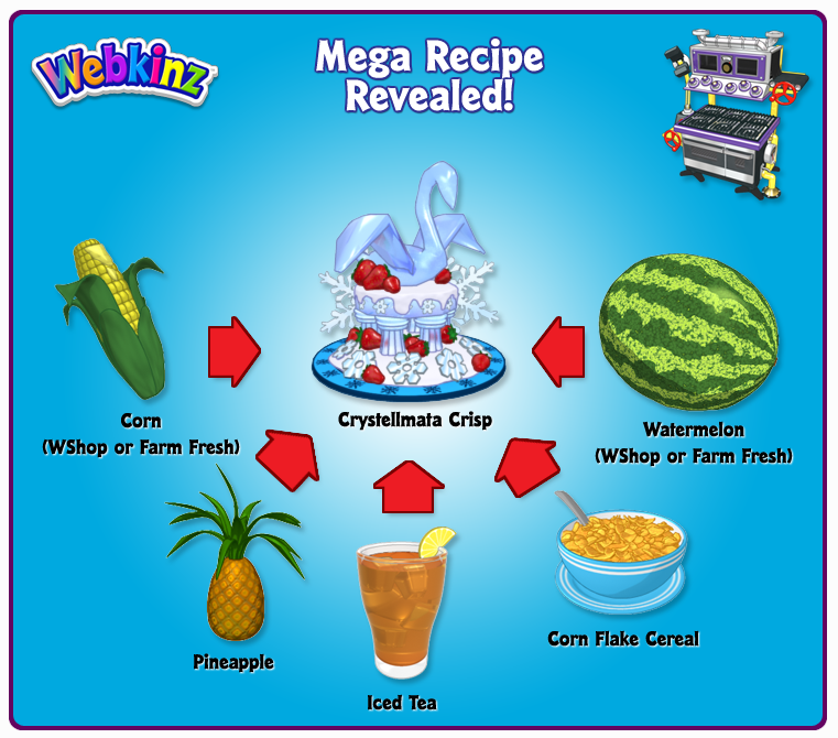 webkinz mega stove recipes