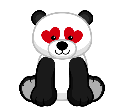 webkinz lovestruck panda