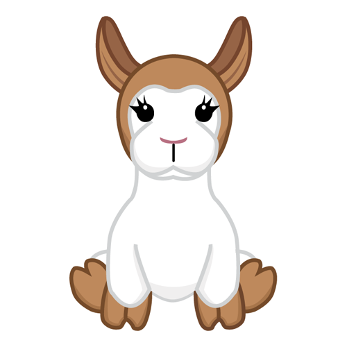 webkinz two toned llama