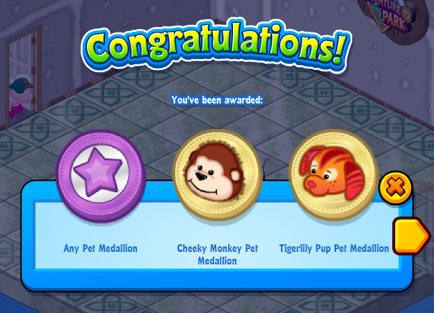 Webkinz Pet Medallions