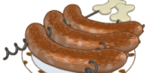 Spring-Skewered Sausage