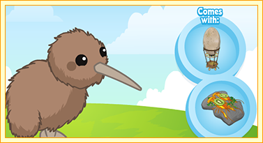 Kiwi Bird Pet Medallions 