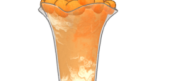 Peach Ice Cream Float