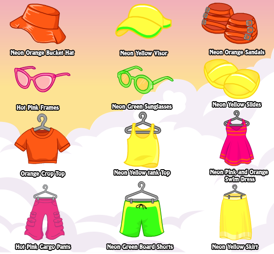 sunny day clothes clipart png