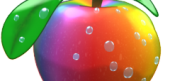 Rainbow Candy Apple
