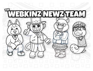 webkinz coloring pages to print