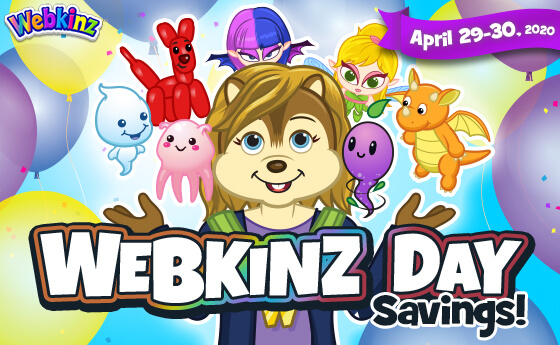 Springy Launcher Details about   2020 Webkinz April DELUXE DAY Membership Prize 