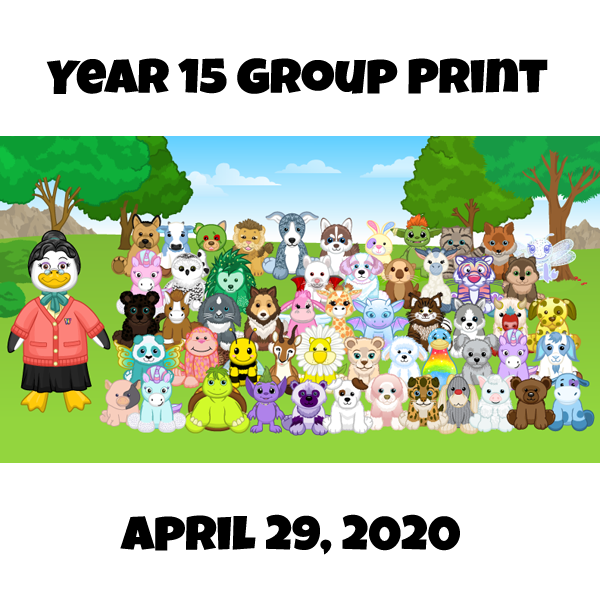 Webkinz Close Up Webkinz Day Group Prints! WKN Webkinz Newz