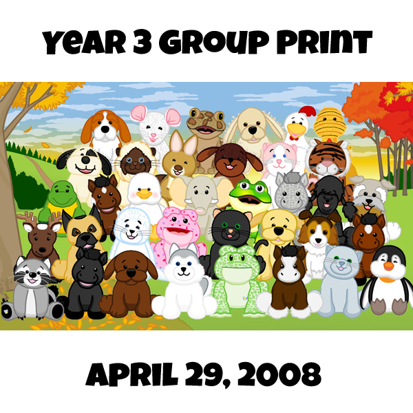 Webkinz Close Up Webkinz Day Group Prints! WKN Webkinz Newz