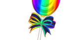 Rainbow Balloon Lolly