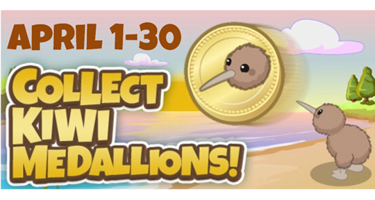 Start Collecting Kiwi Bird Medallions WKN Webkinz Newz