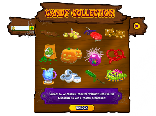 Haunted House 2020 Webkinz TRICK OR TREAT Ghost Candy Collection Grand Prize 